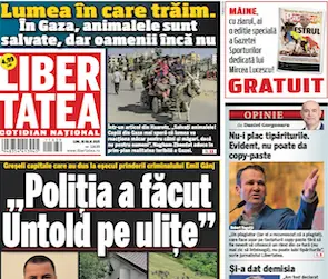 Autorizație Construire în ziarul Libertatea