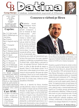 Publicare anunț în Datina – Mehedinti