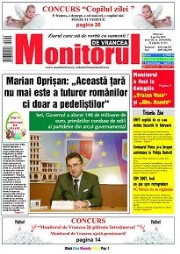 Publicare anunț în Monitorul de Vrancea – Vrancea