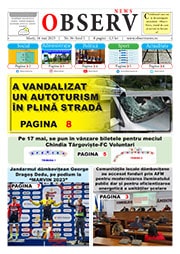 Publicare anunț în Observ News – Dambovita